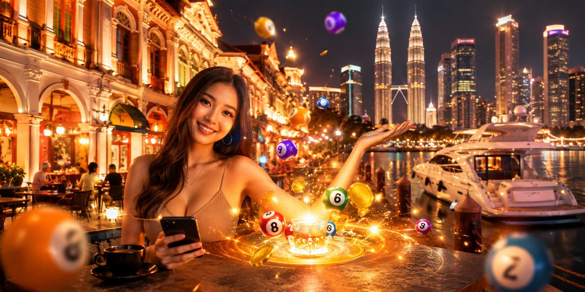 Suasana tawaran cabutan bertuah di Kuala Lumpur sempena perayaan Malaysia